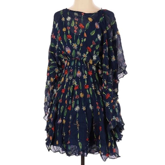 Free People Inside Your Love Batwing Floral Dress - Picture 1 of 7
